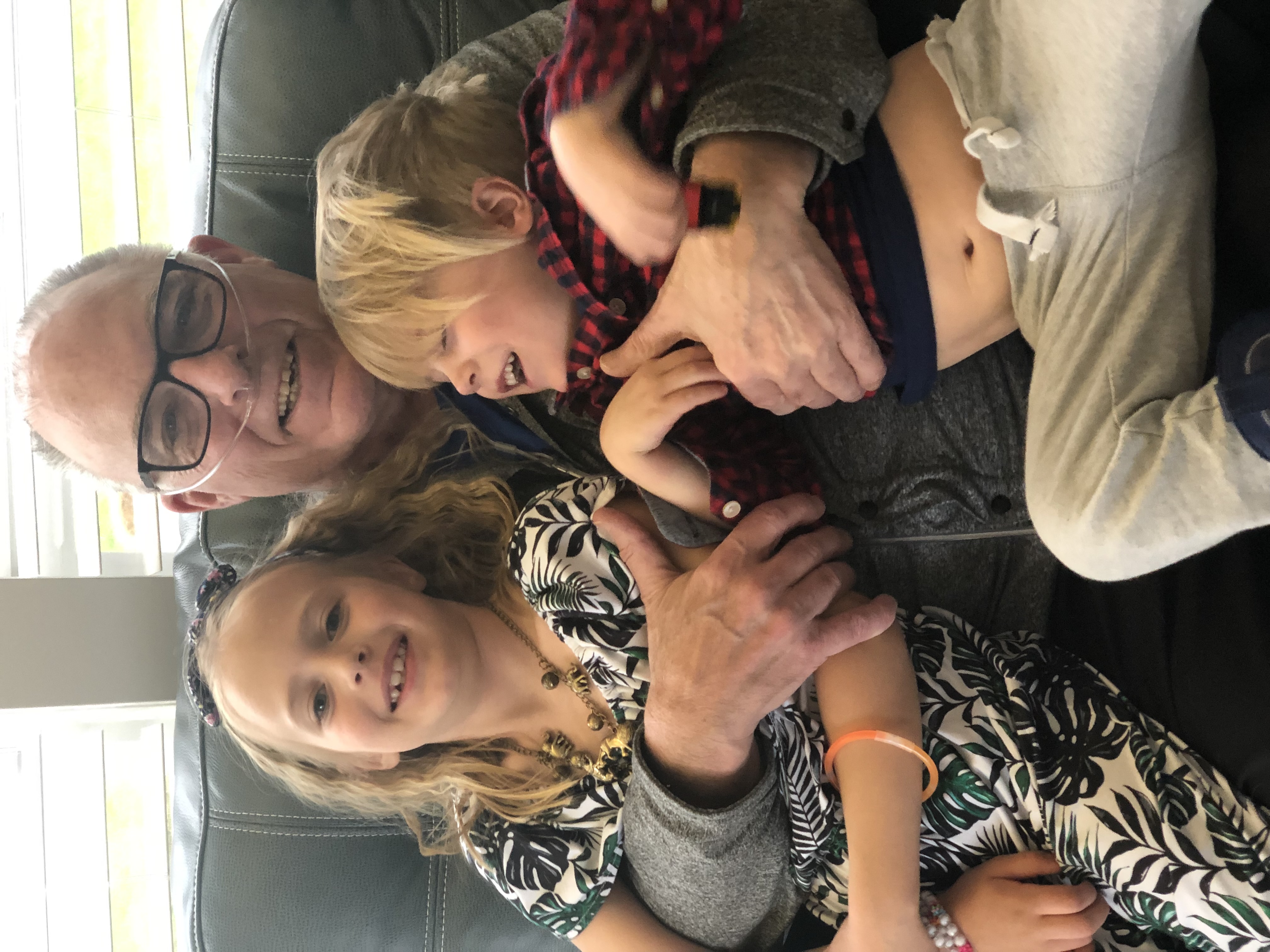Cuddles with Grandpa